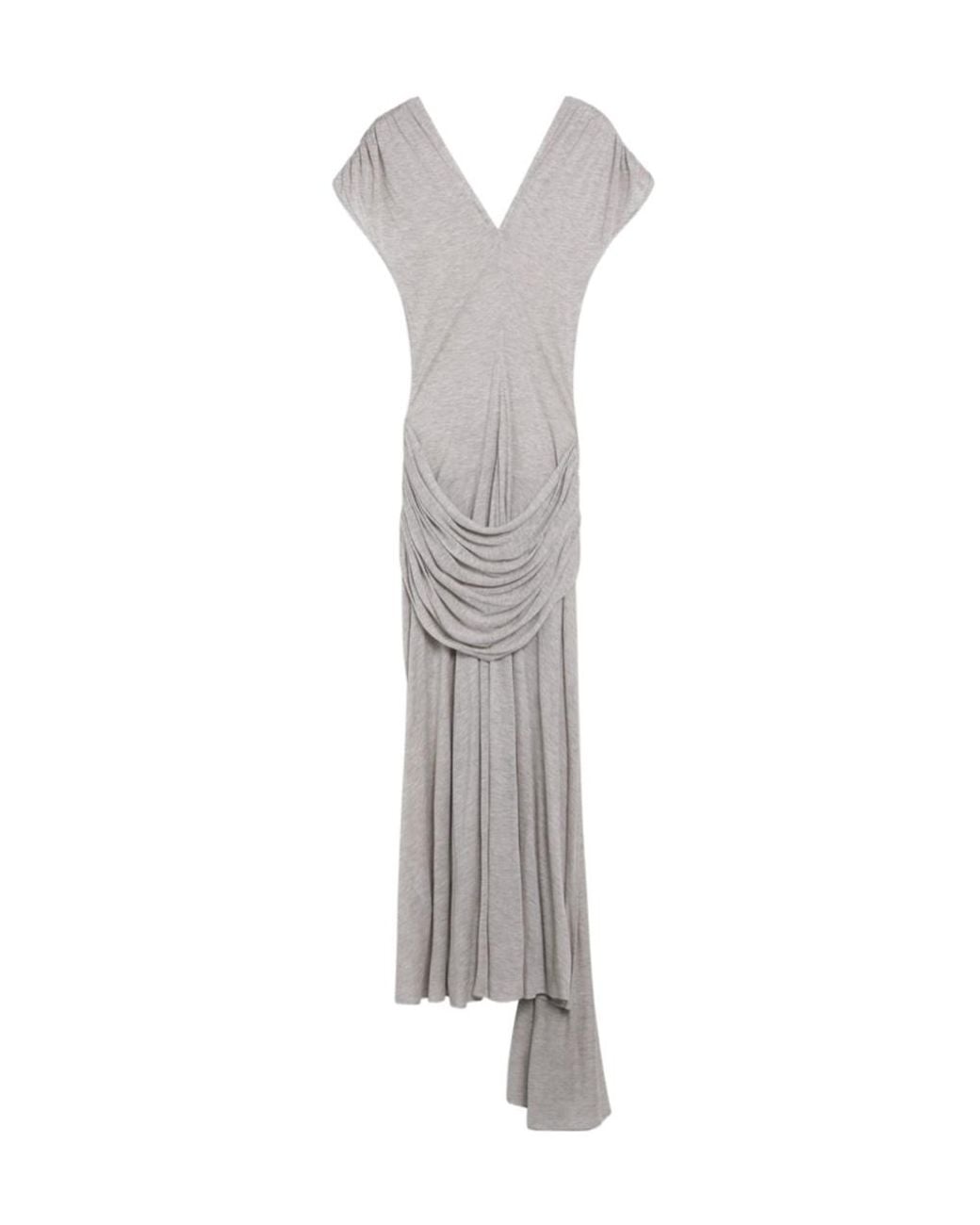 J.W. Anderson Gray Jw Anderson Knotted Waist Longline Dress