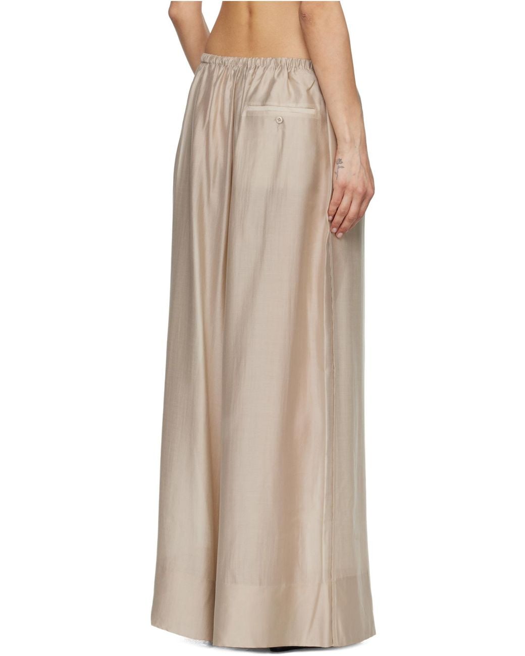 Entire studios Natural Vento Wide-Leg Pants
