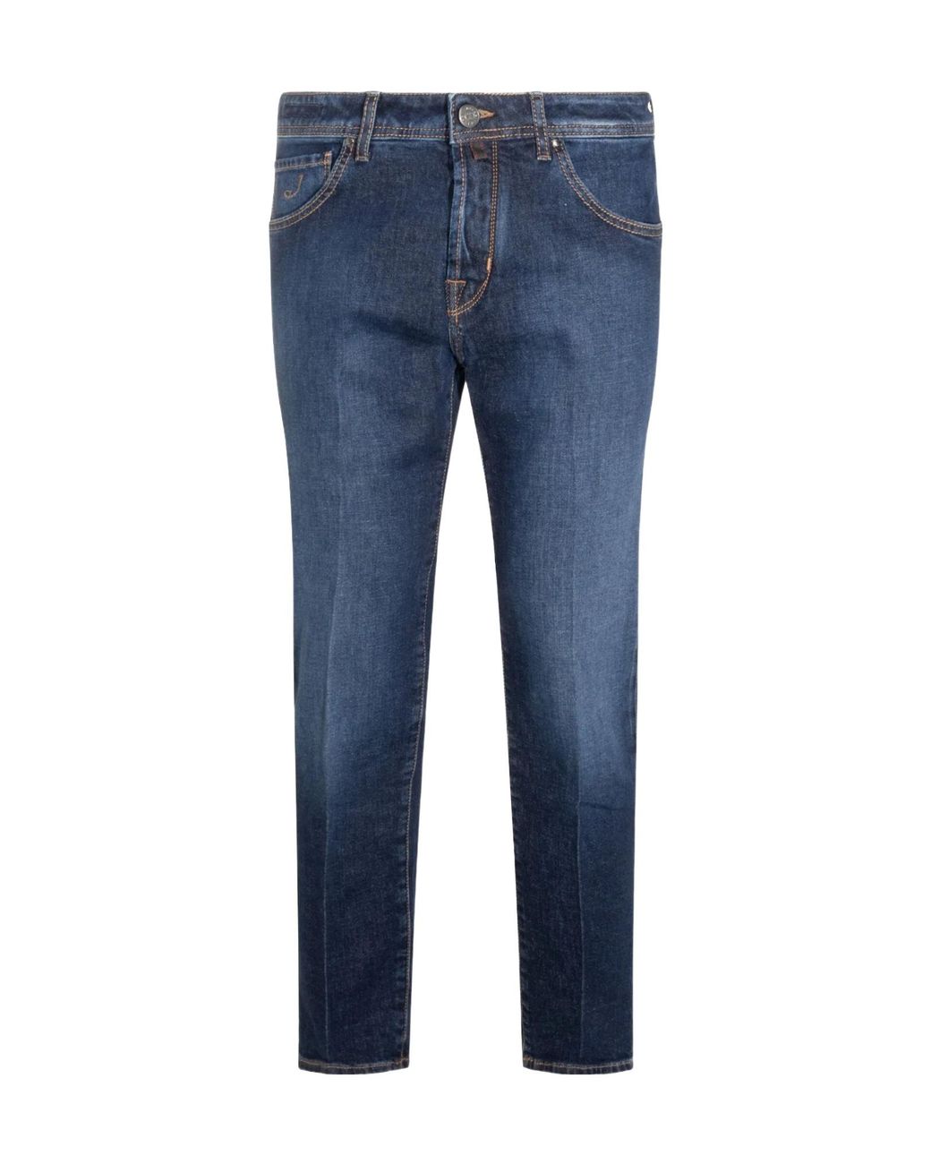 Jacob Cohen Blue Faded-Effect Jeans for men