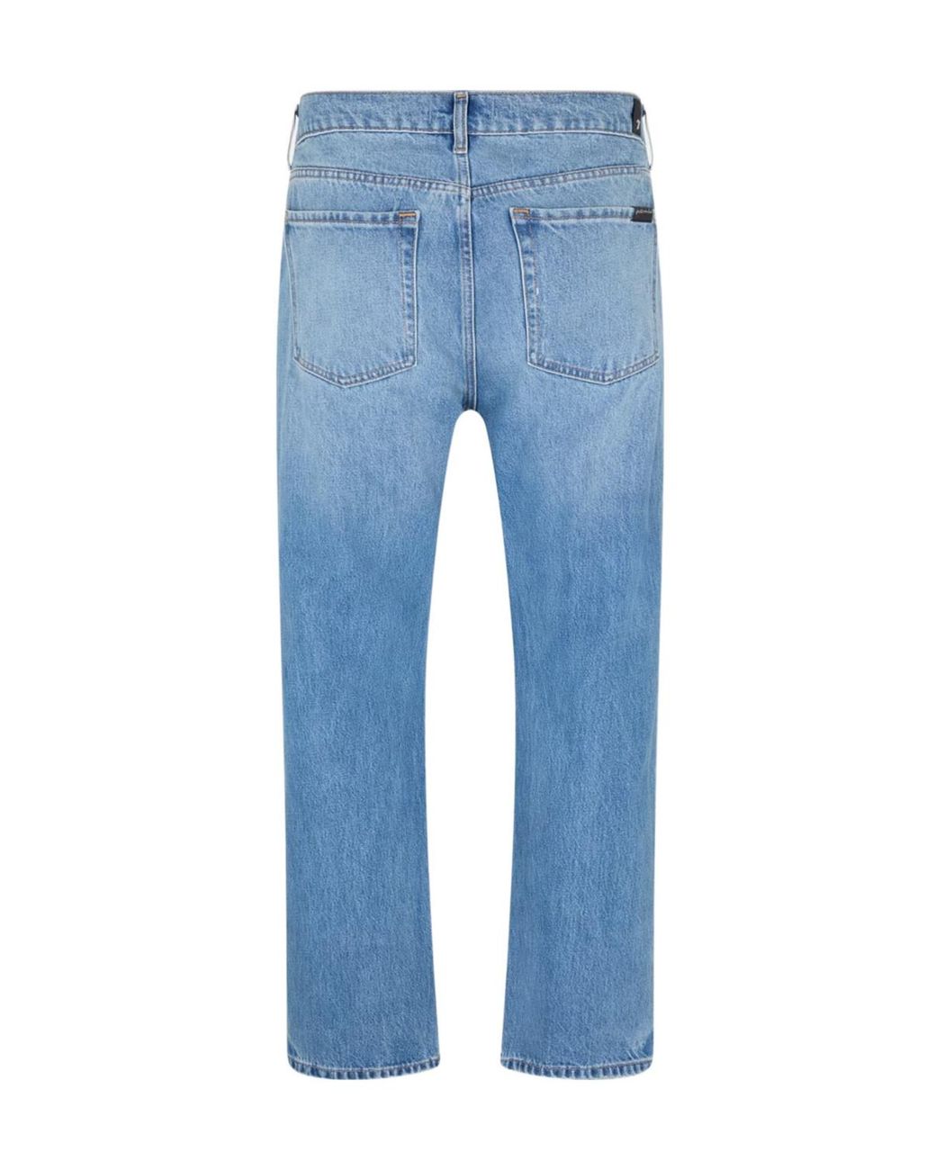 7 For All Mankind Blue Belt Loops Jeans for men