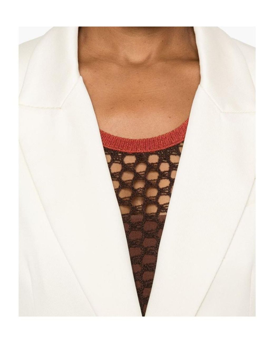 Forte_forte White Long Sleeve Blazer