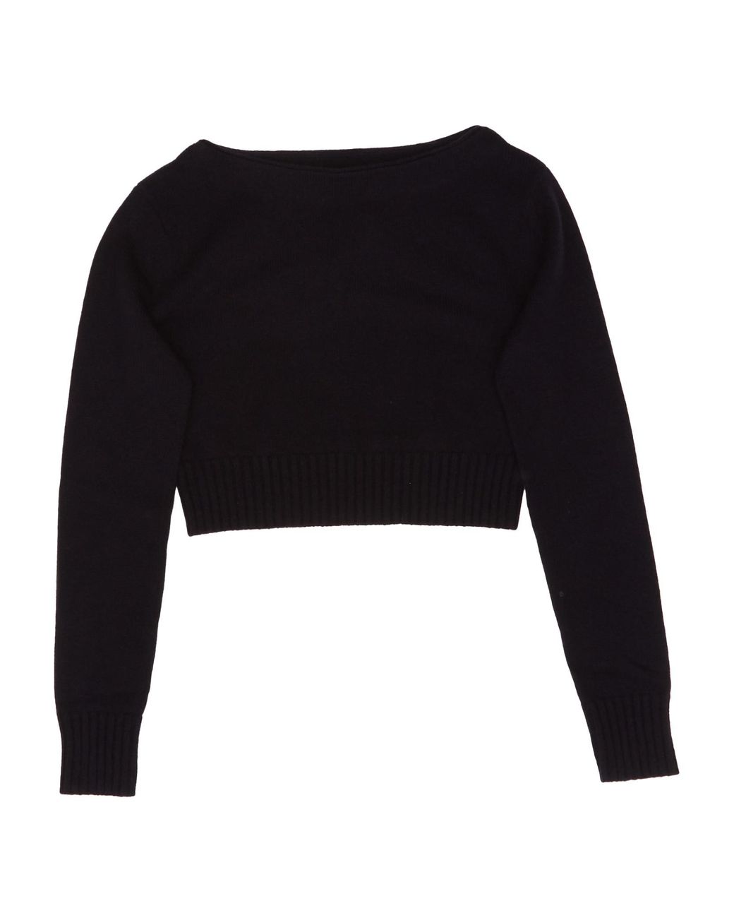 Max Mara Black Angri Long-Sleeved Knitted Jumper