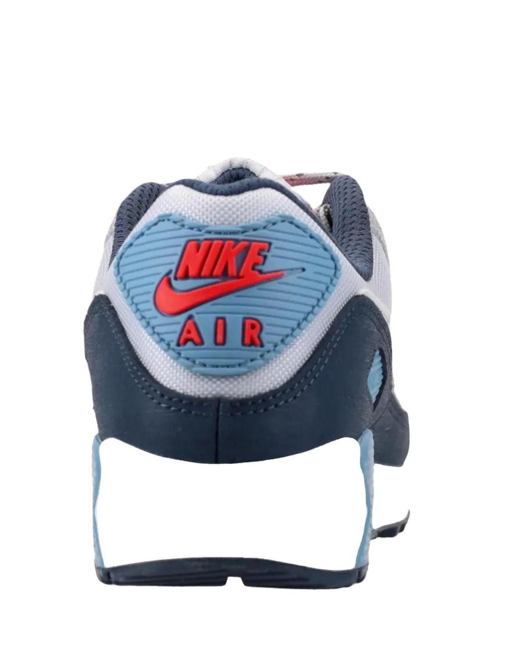 Nike Blue Air Max 90 Low-Top Lace-Up Sneakers for men