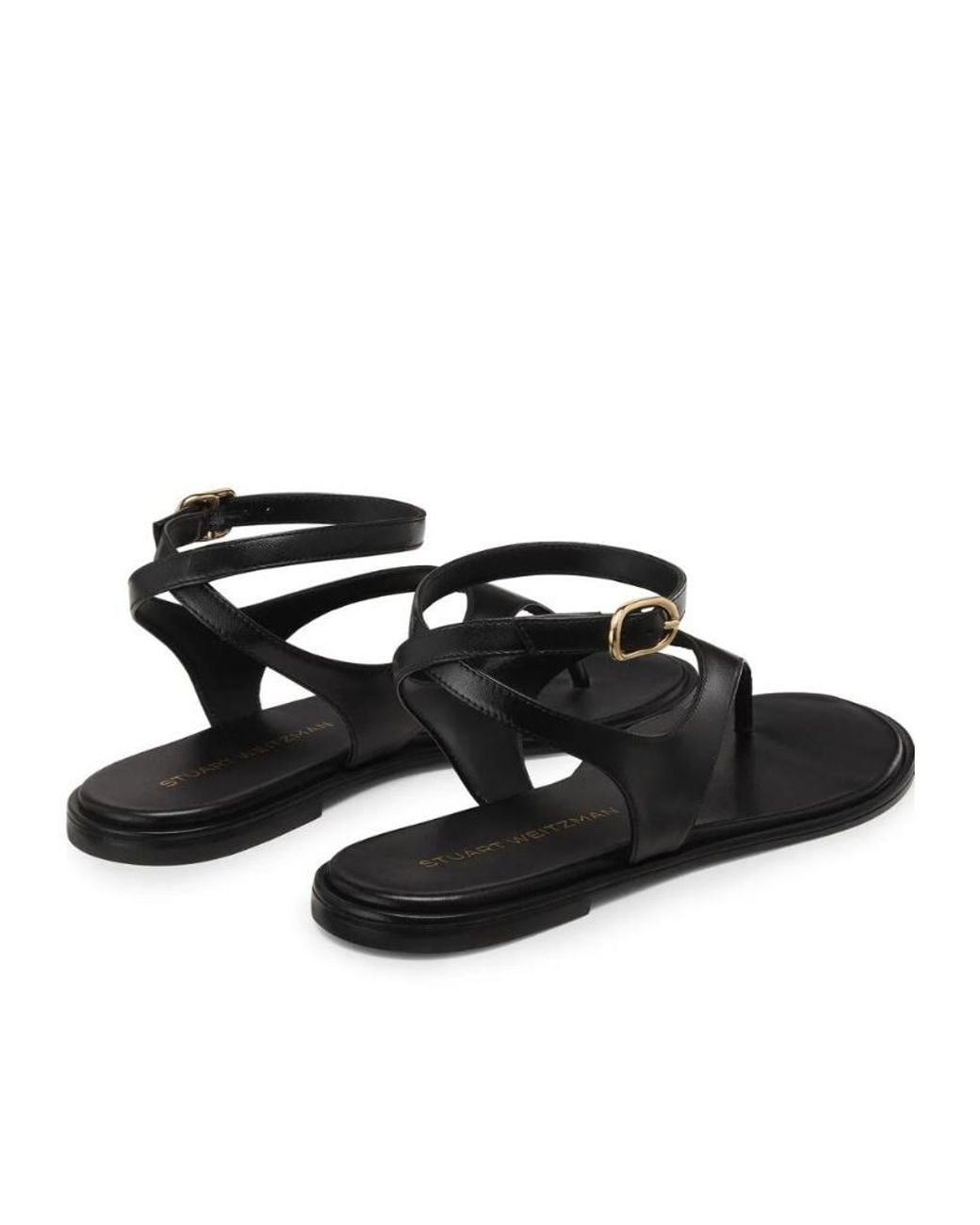 Stuart Weitzman Black Marley Sandal