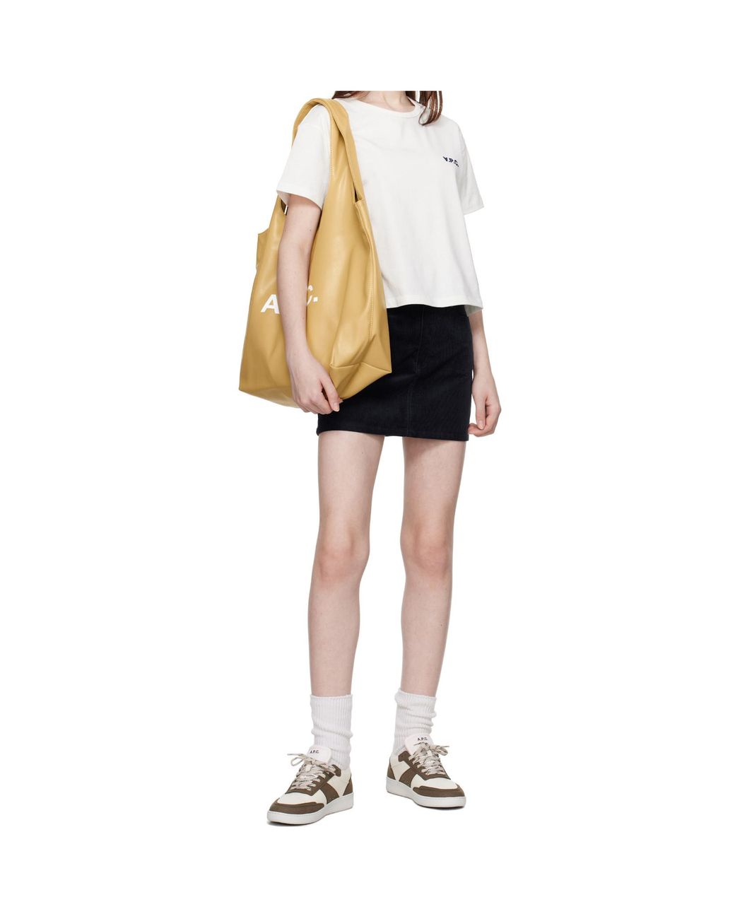 A.P.C. Black Belt Loop Skirt