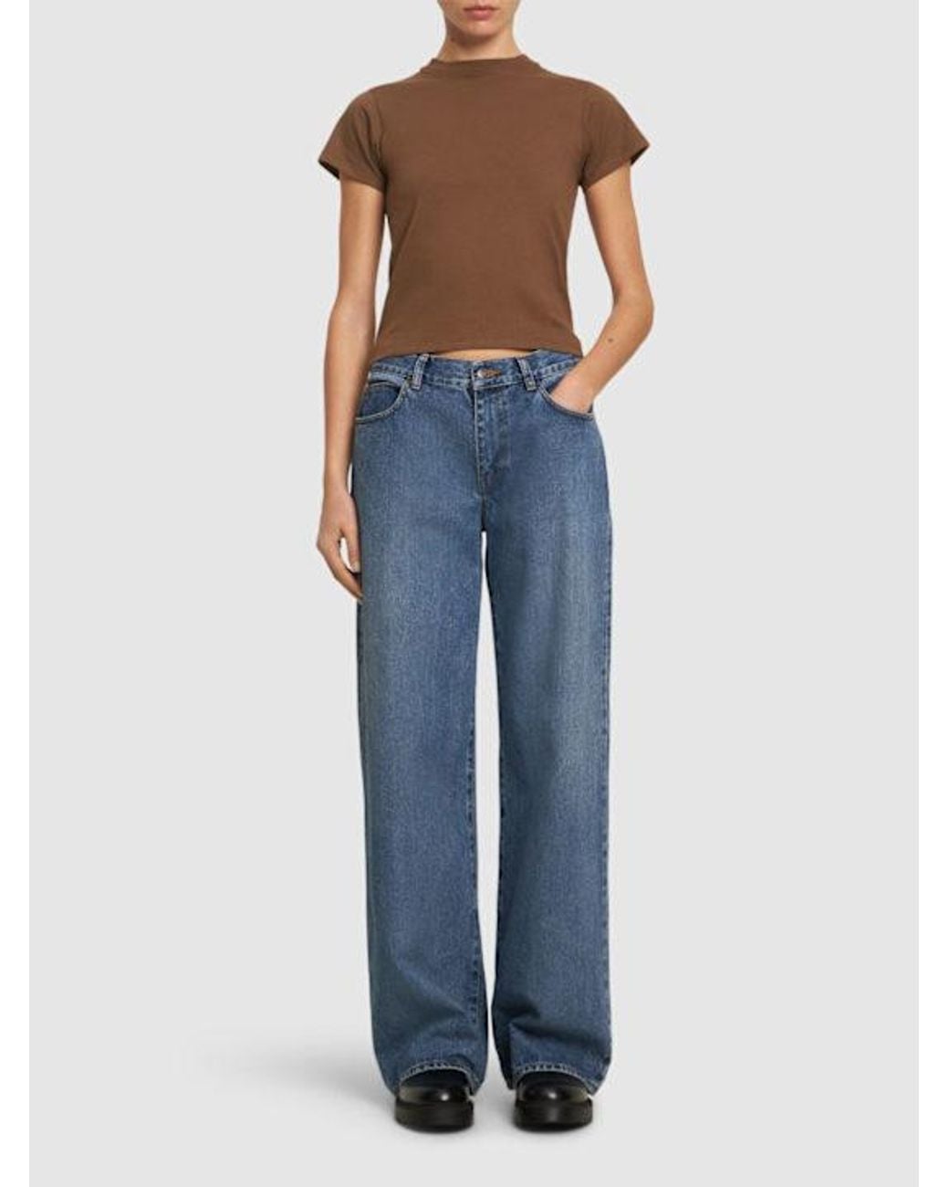 The Row Brown Short-Sleeved T-Shirt