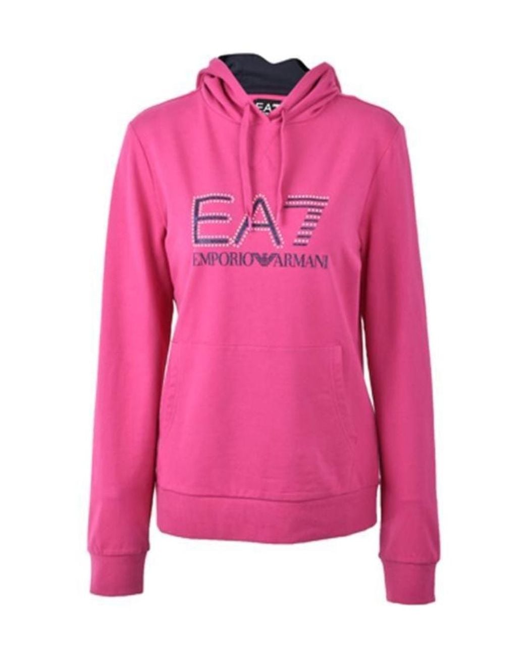 EA7 Pink Long-Sleeved Sweater