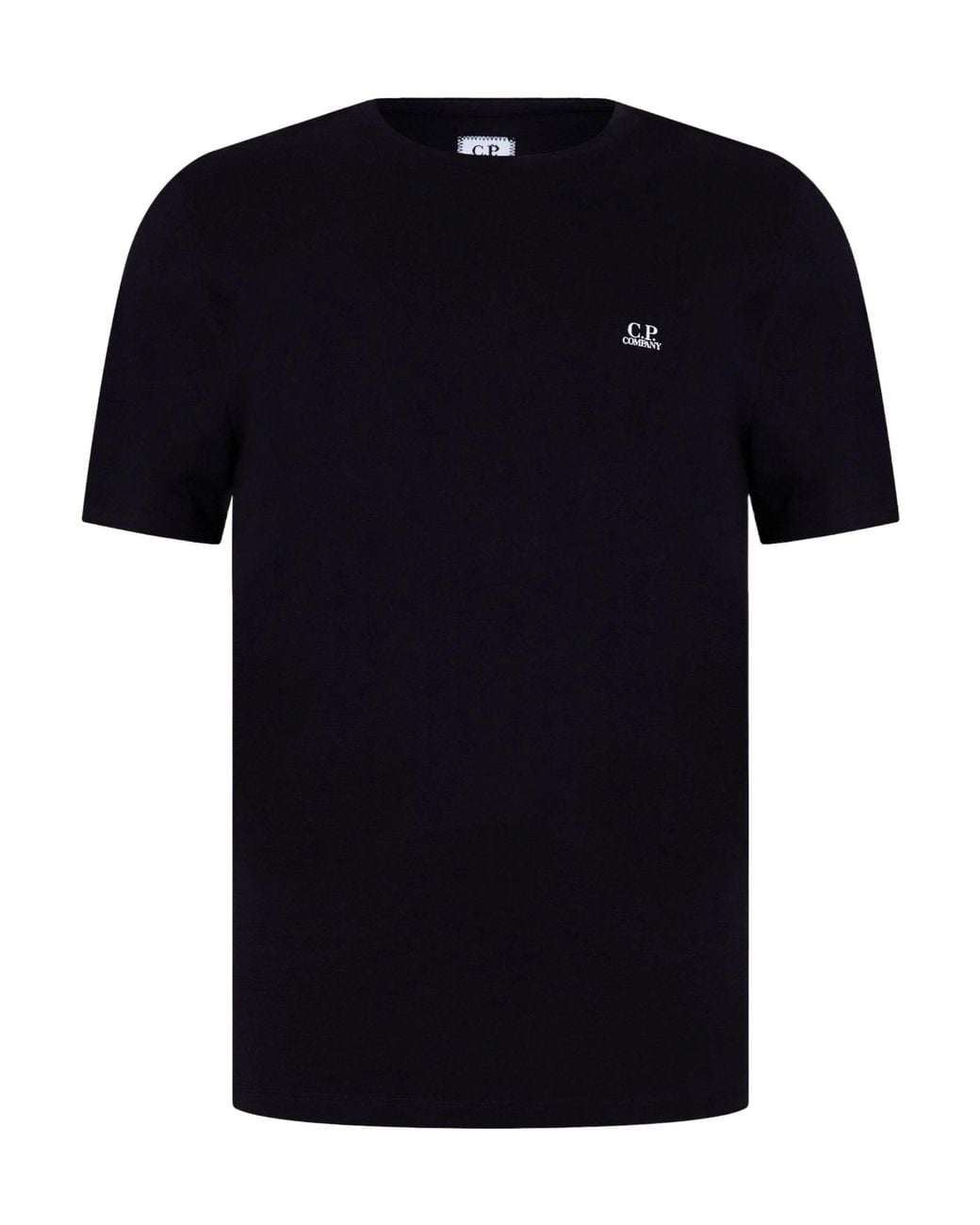 C P Company Black Crewneck Shortsleeve Tshirt for men