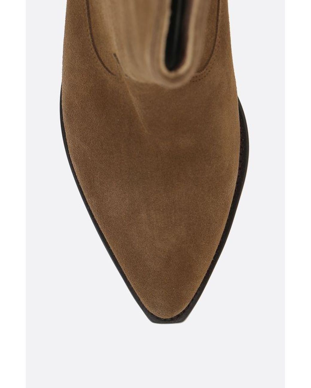 Isabel Marant Brown Duerto Pointed-Toe Cowboy Boots