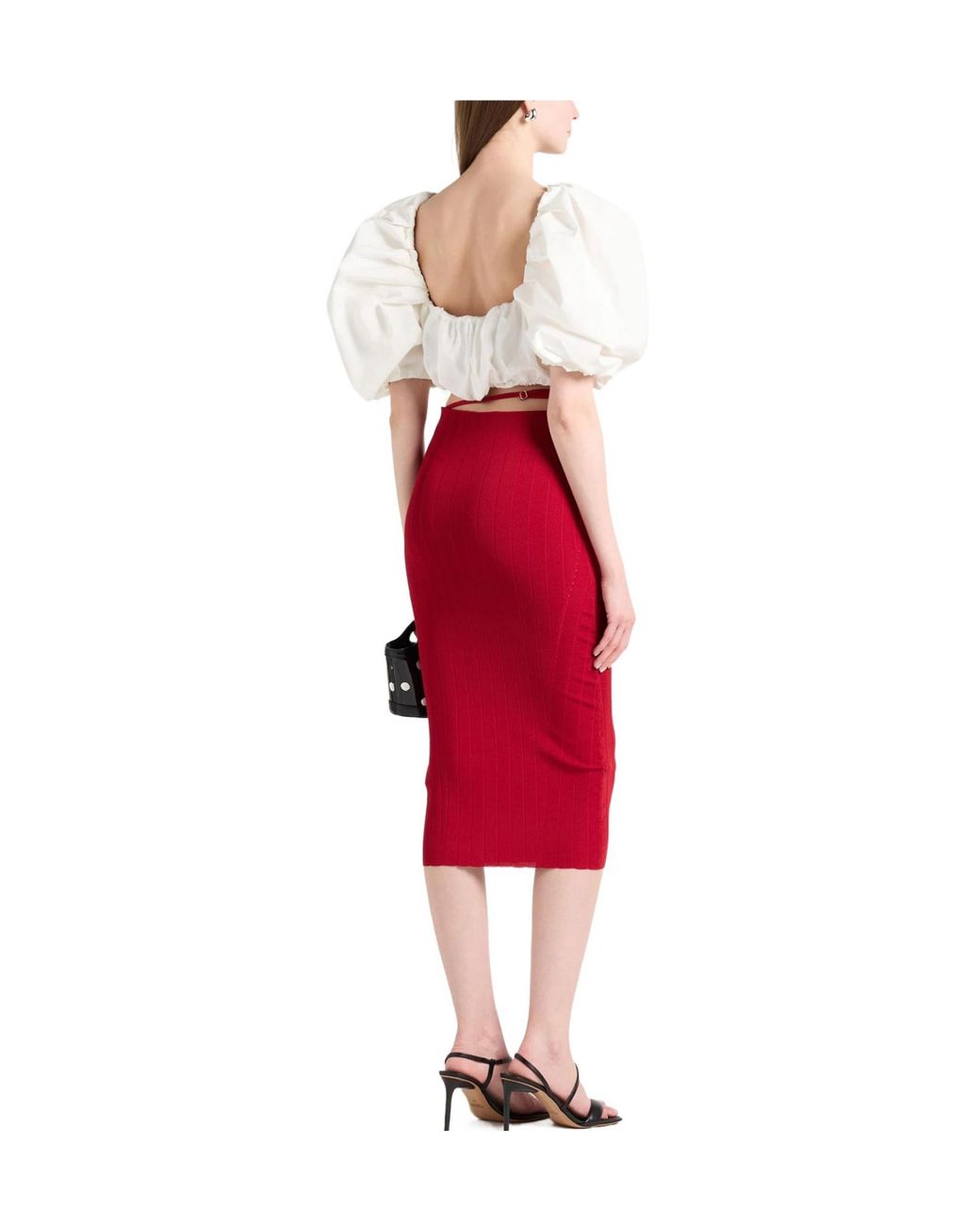 Jacquemus Red Midi Skirts