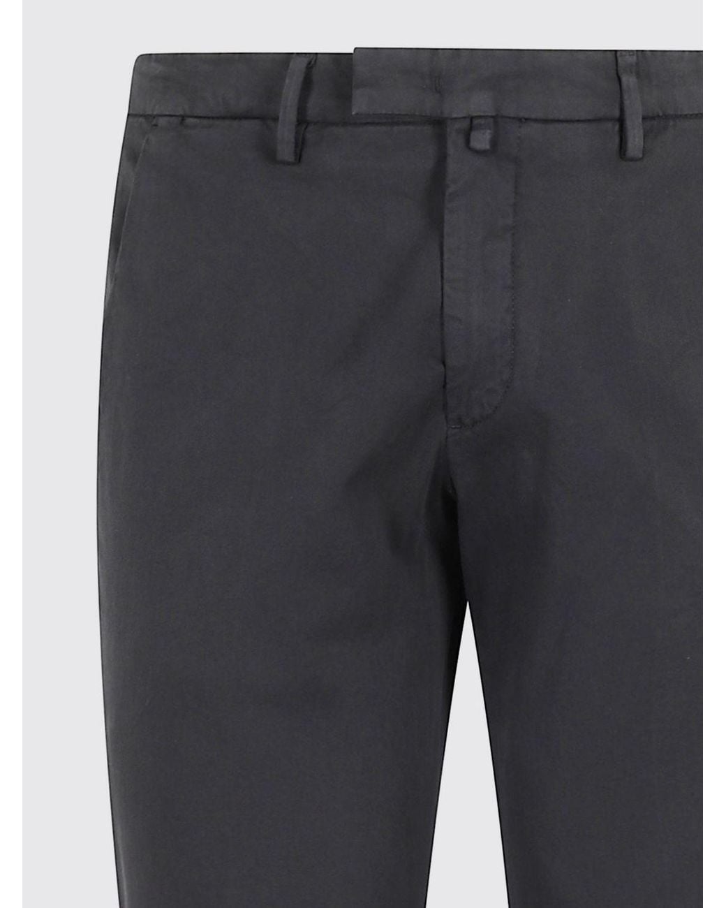 Briglia 1949 Blue Turn-Up Cuff Trousers for men