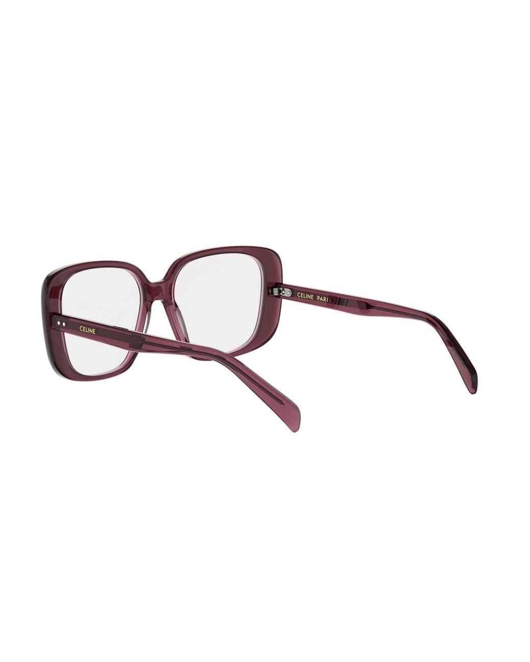 Céline White Full-Frame Non-Prescription Glasses