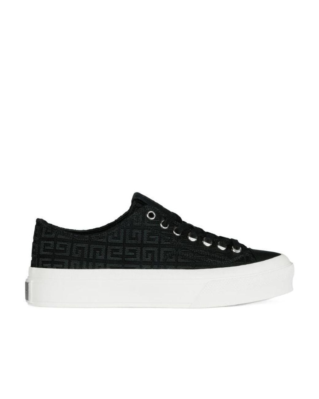 Givenchy Black 4G Jacquard Sneakers