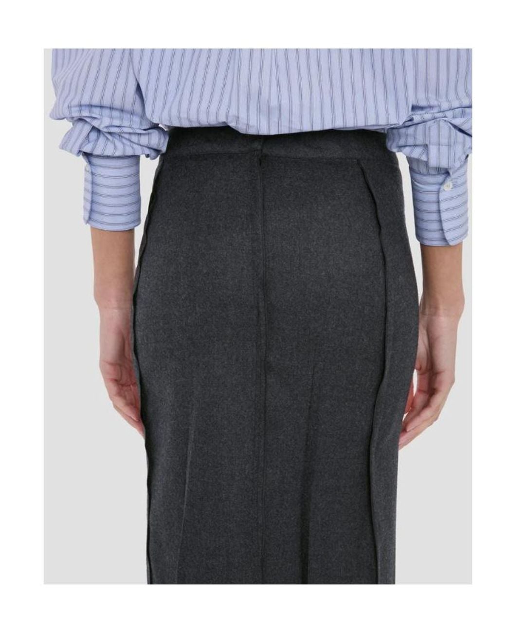 Victoria Beckham Black High-Waisted Skirt