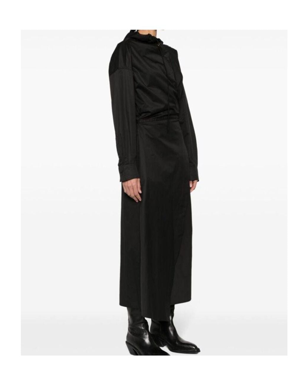 DIESEL Black D-Kley V-Neck Maxi Dress