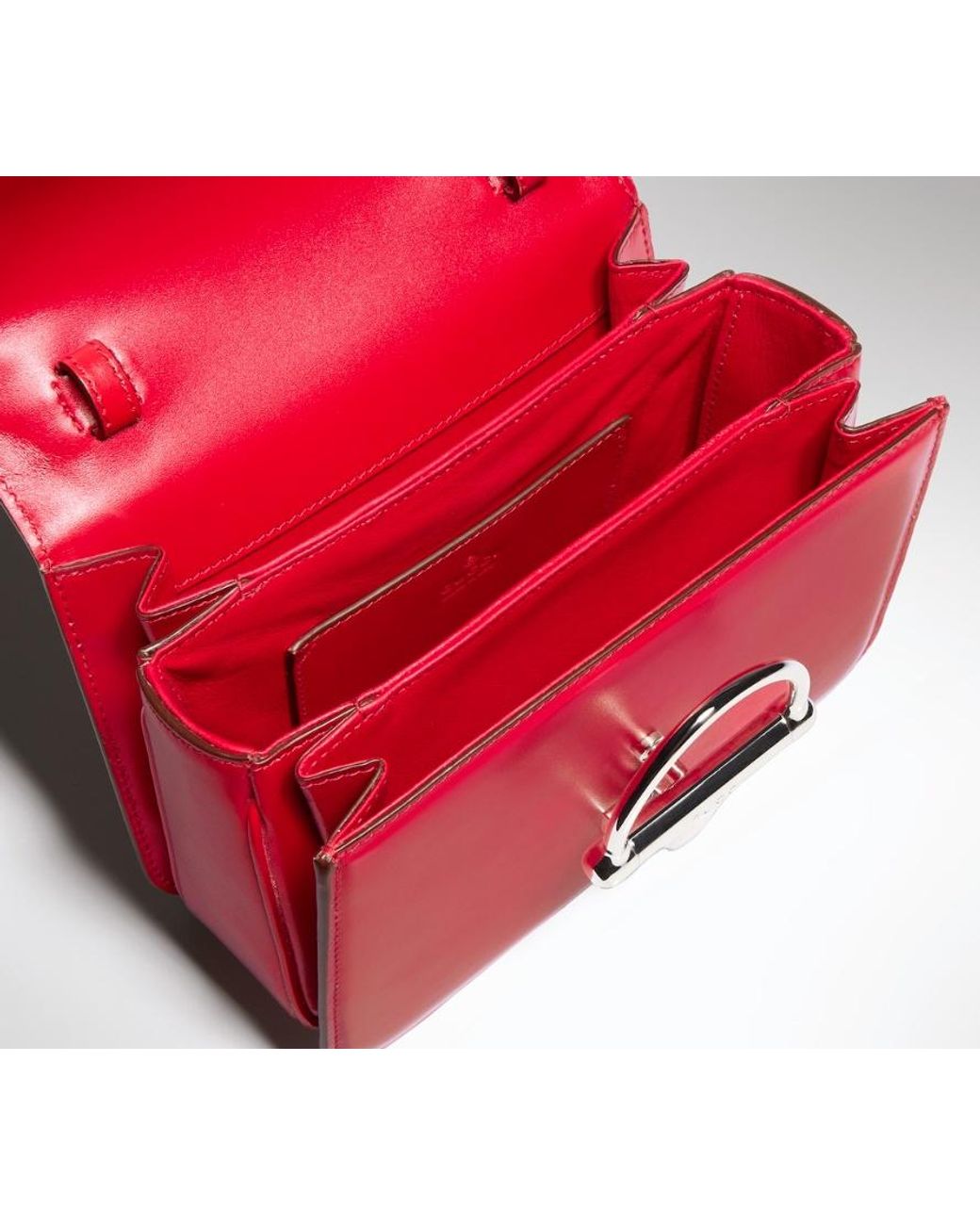 Gucci Red Siena Small Top Handle Bag