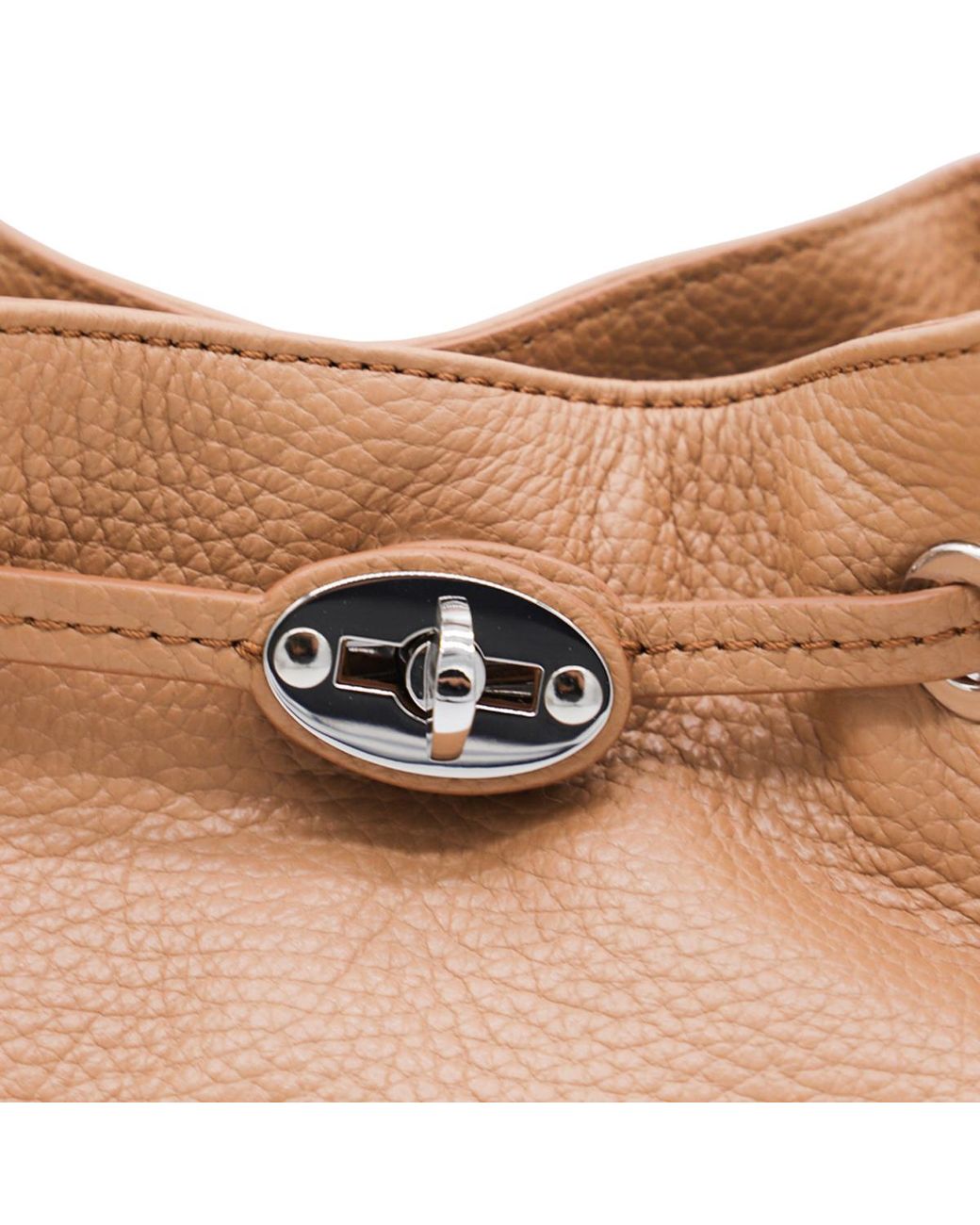 Zanellato Natural Top-Handle Bucket Bag