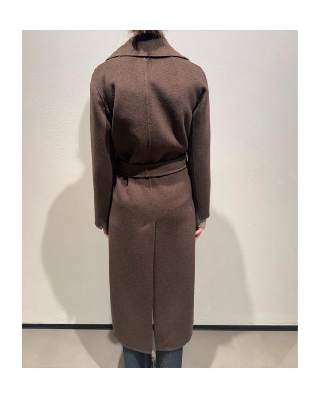 Max Mara Brown 'S Smmpace Belted Coat