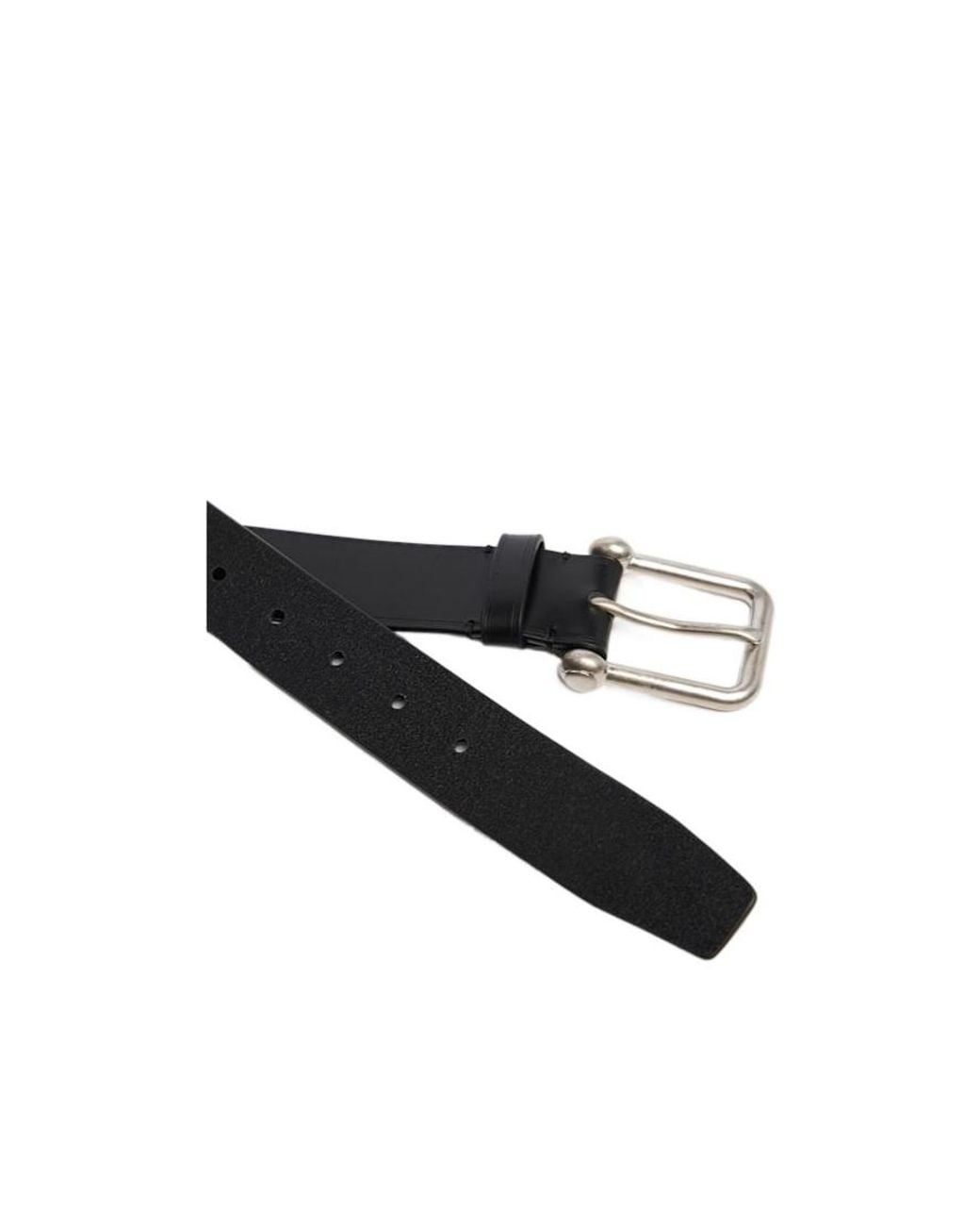 Ann Demeulemeester White 3.5Cm Marin Archive Buckle Belt for men