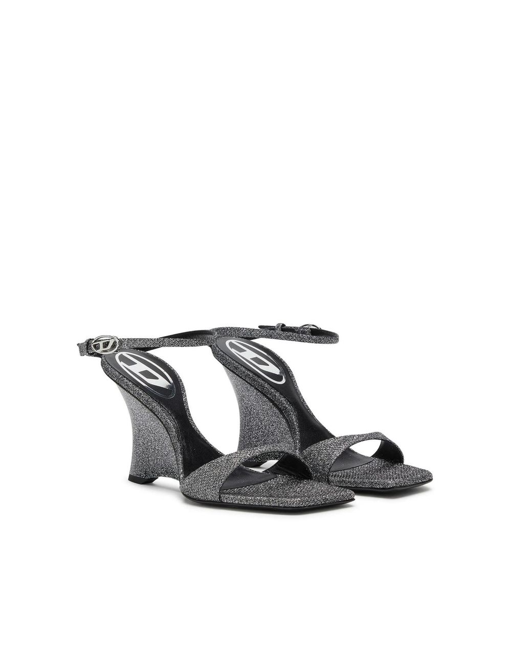DIESEL Multicolor D-Amber Wedge Sandals