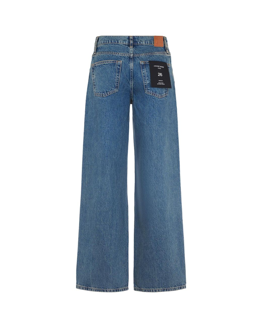 Anine Bing Blue Straight Jeans