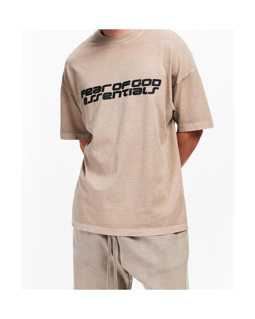 Fear Of God Natural Logo T-Shirt for men