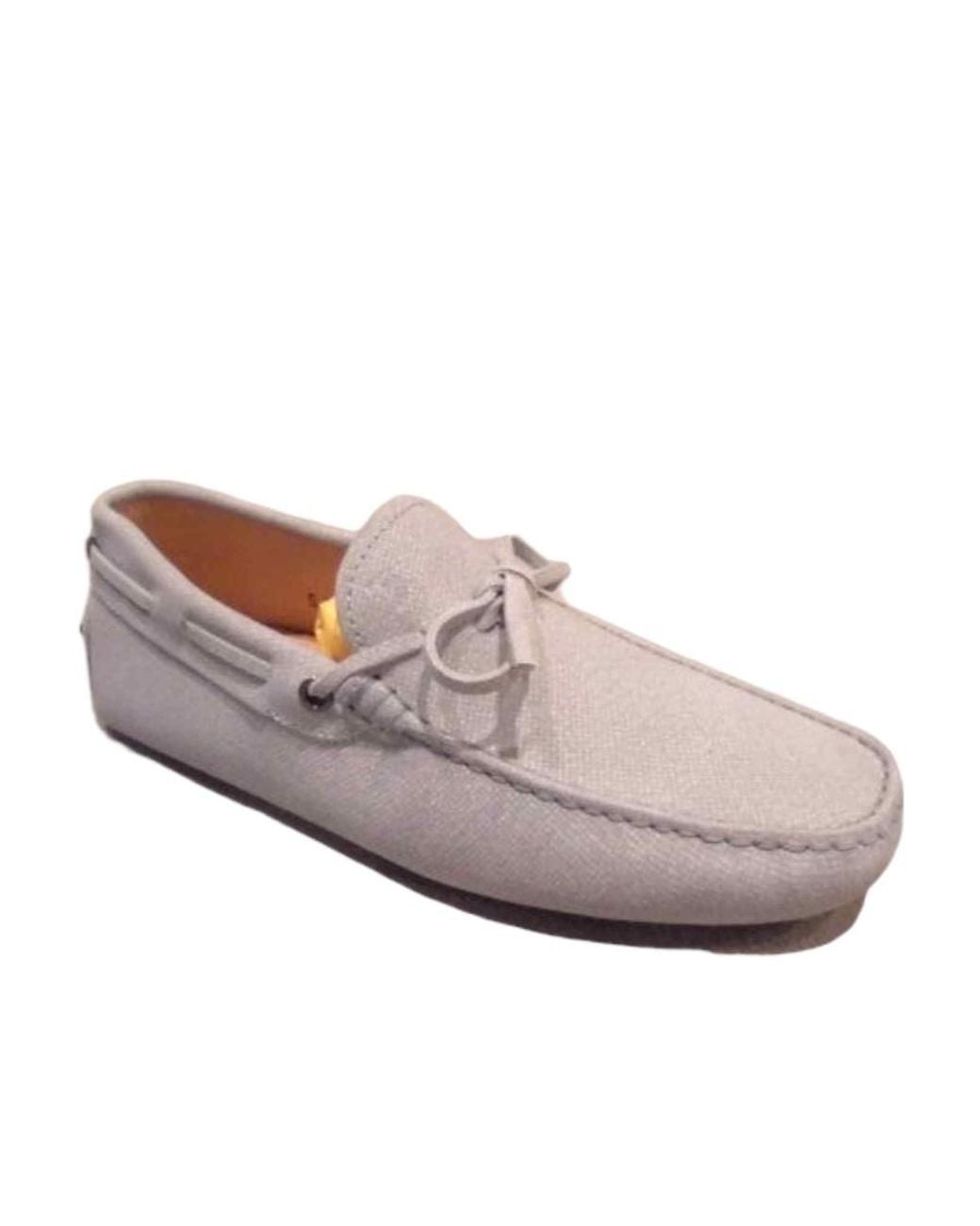 Tod's White Round-Headed Love Shoes for men