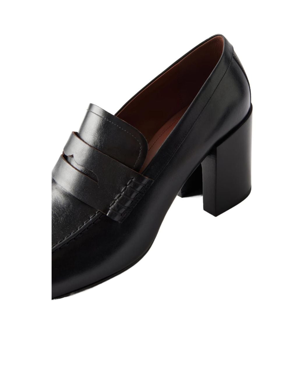 Dries Van Noten Black Leather Pumps