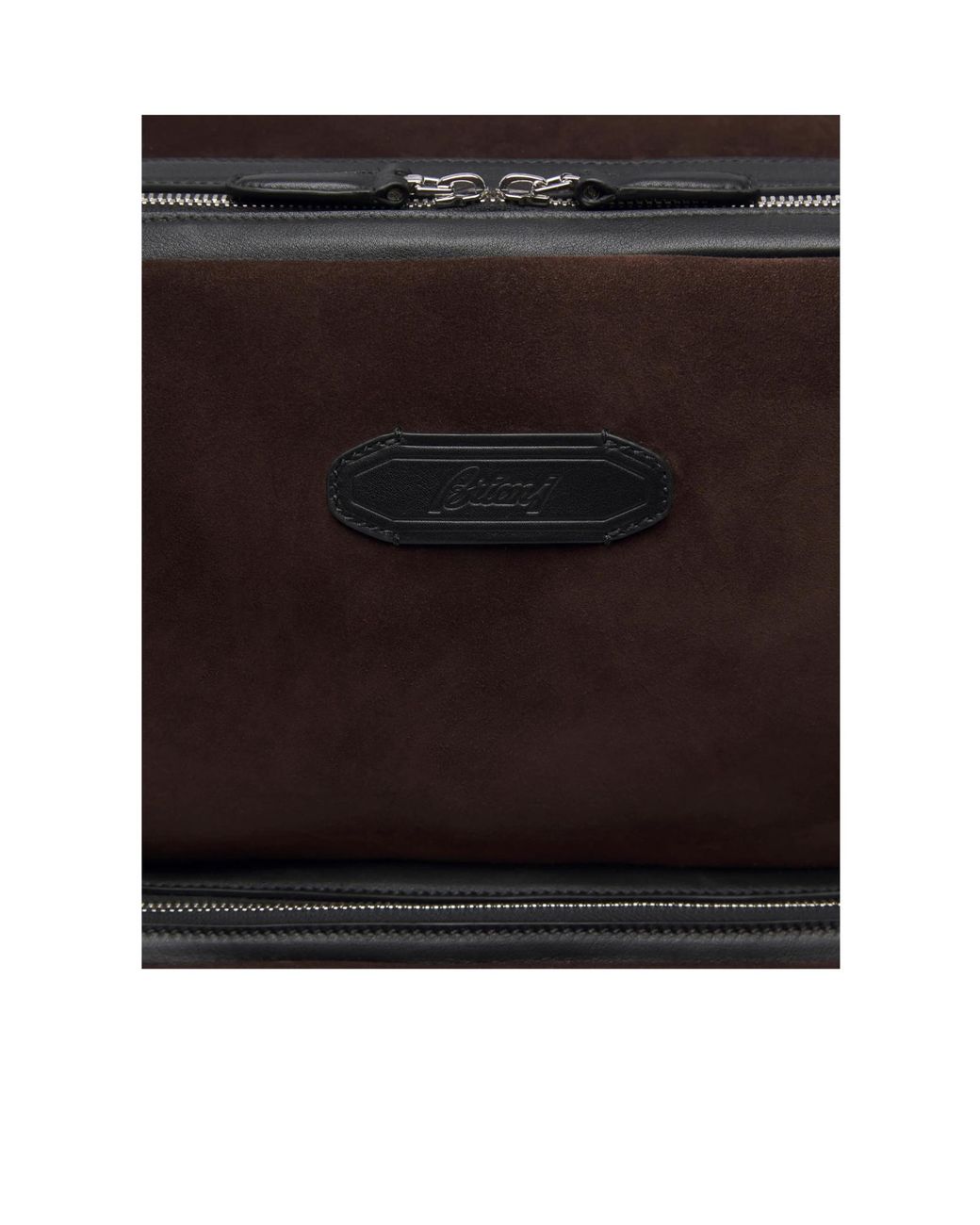 Brioni Black And Cashmere Suede Via Veneto Backpack for men