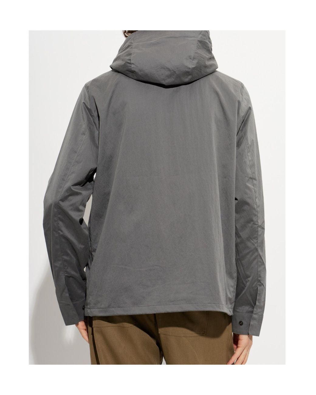Paul Smith Gray Ps Paul Smith Lightweight Hooded Jacket for men