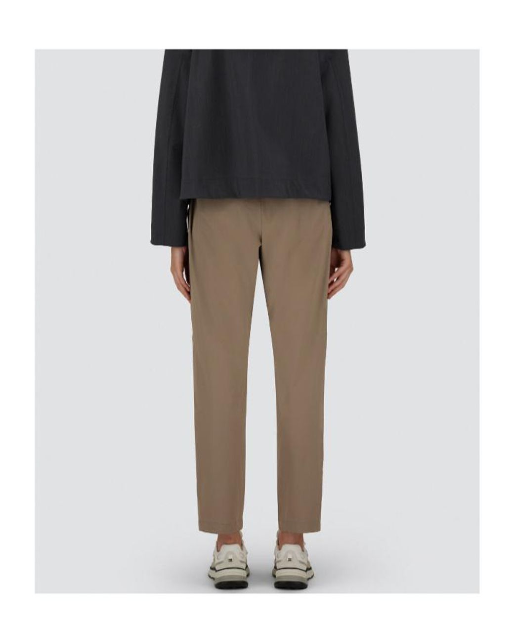 Herno Natural Straight-Leg Drawstring Trousers