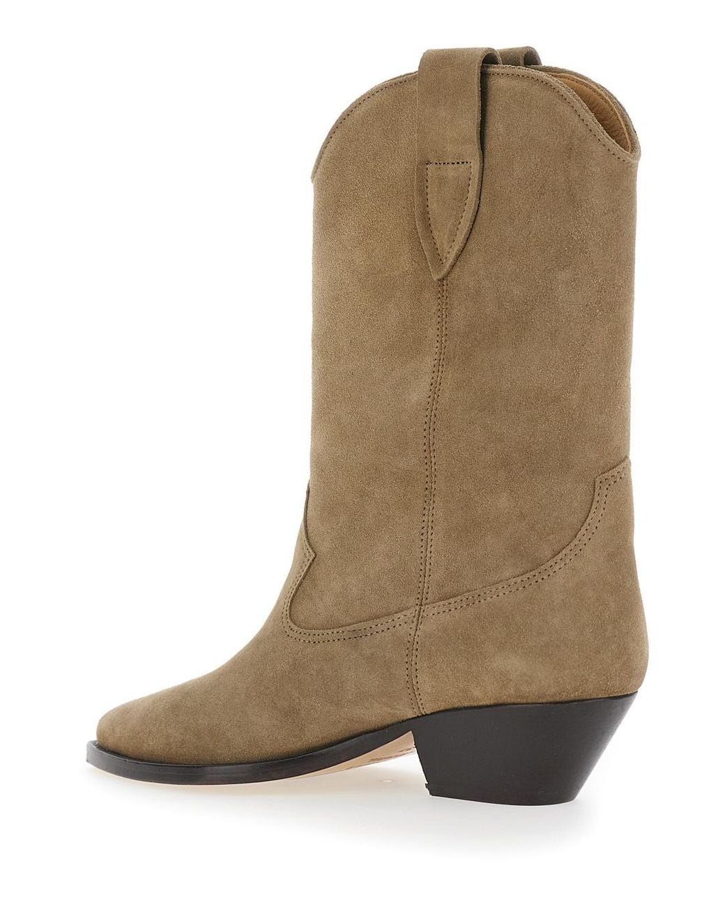 Isabel Marant Natural Duerto Pointed-Toe Cowboy Boots