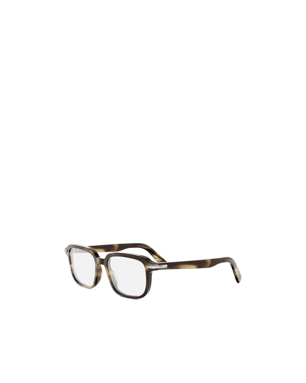 Dior Metallic Eyewear Rectangular Frame Glasses for men