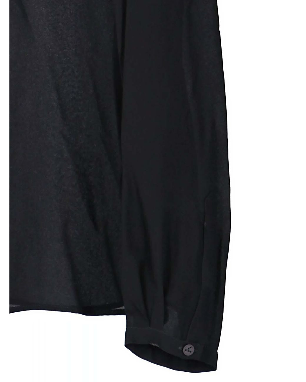 Alaïa Black Alaïa Georgette Scarf Blouse