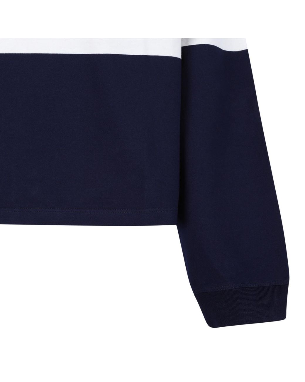 Versace Blue Colour-Block Polo Sweatshirt for men
