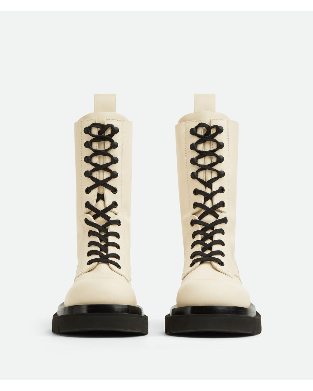 Bottega Veneta Natural Lug Leather Boots