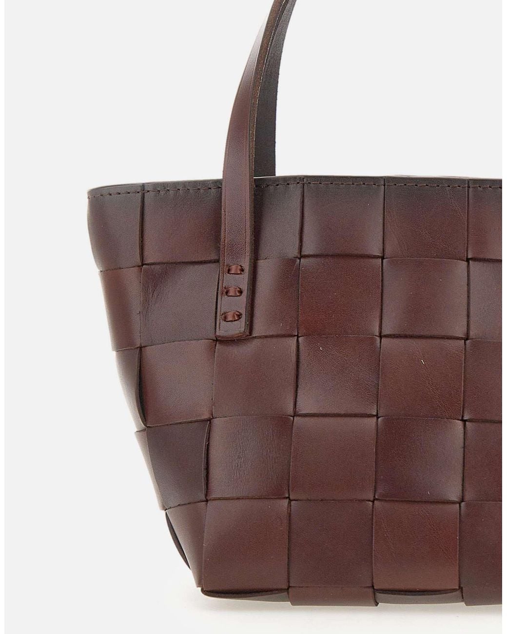 Dragon Diffusion Brown Japan Small Woven Tote Bag