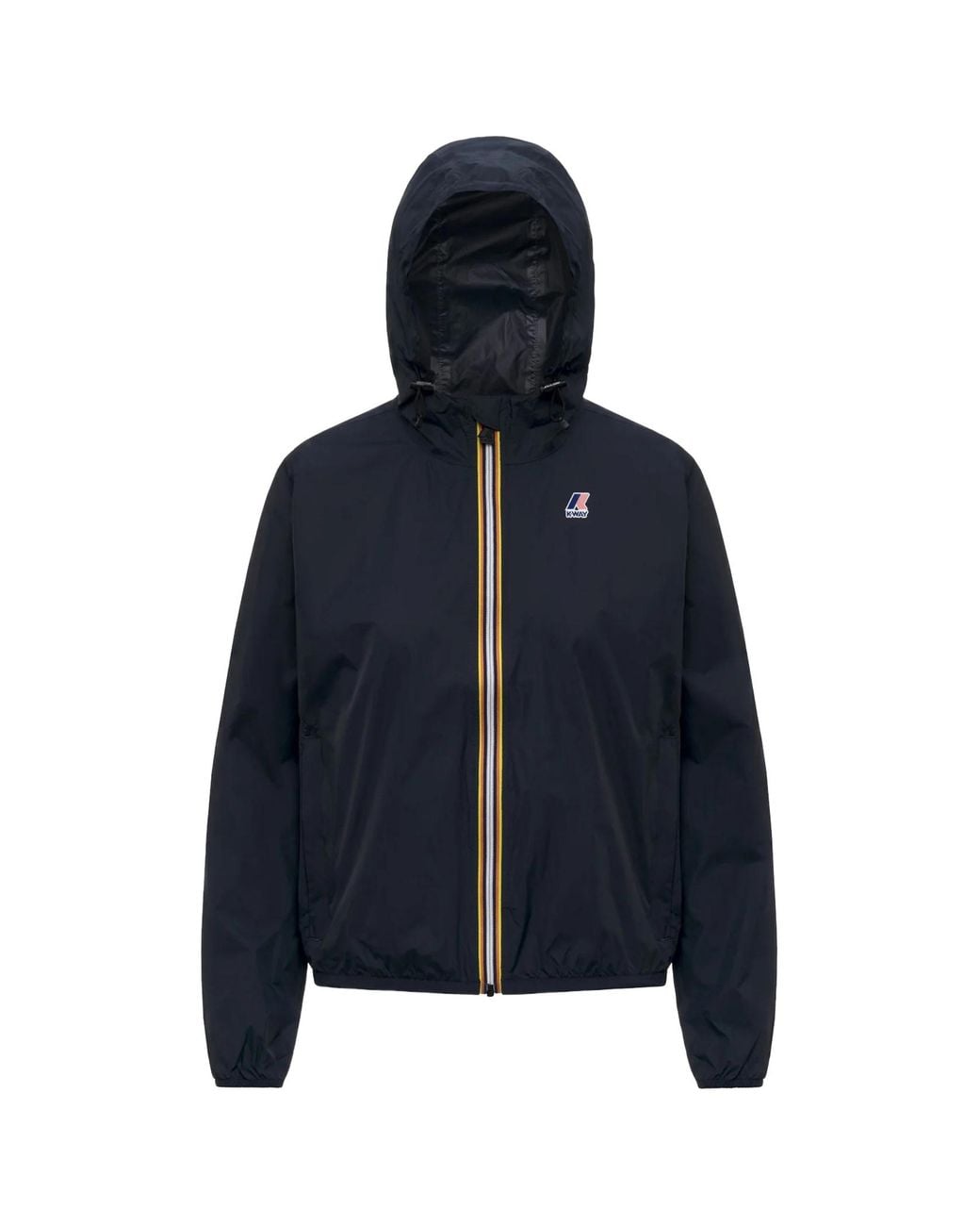 K-Way Blue Zip-Up Hooded Jacket
