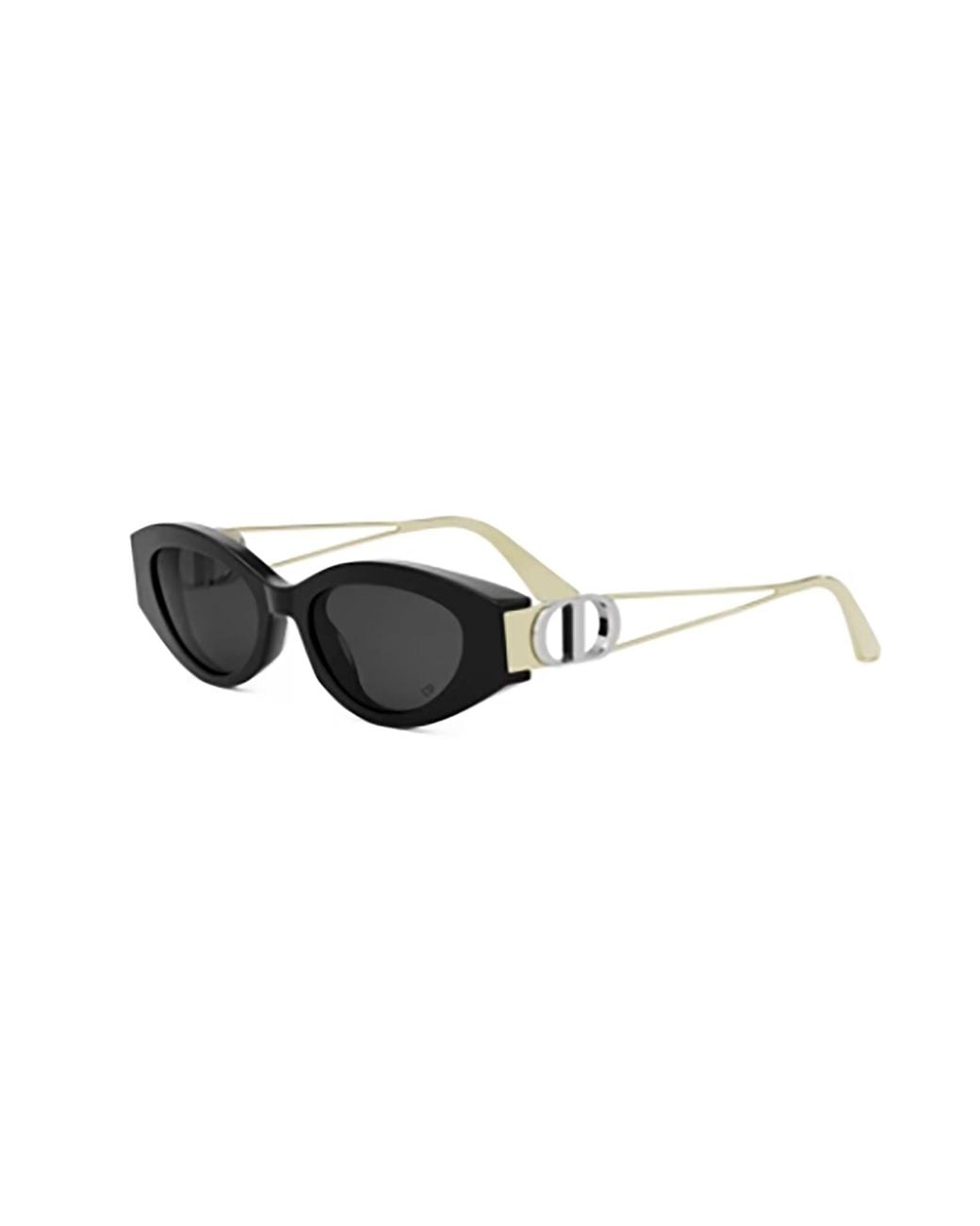 Dior White Eyewear 30Montaigne B6F Cat-Eye Sunglasses
