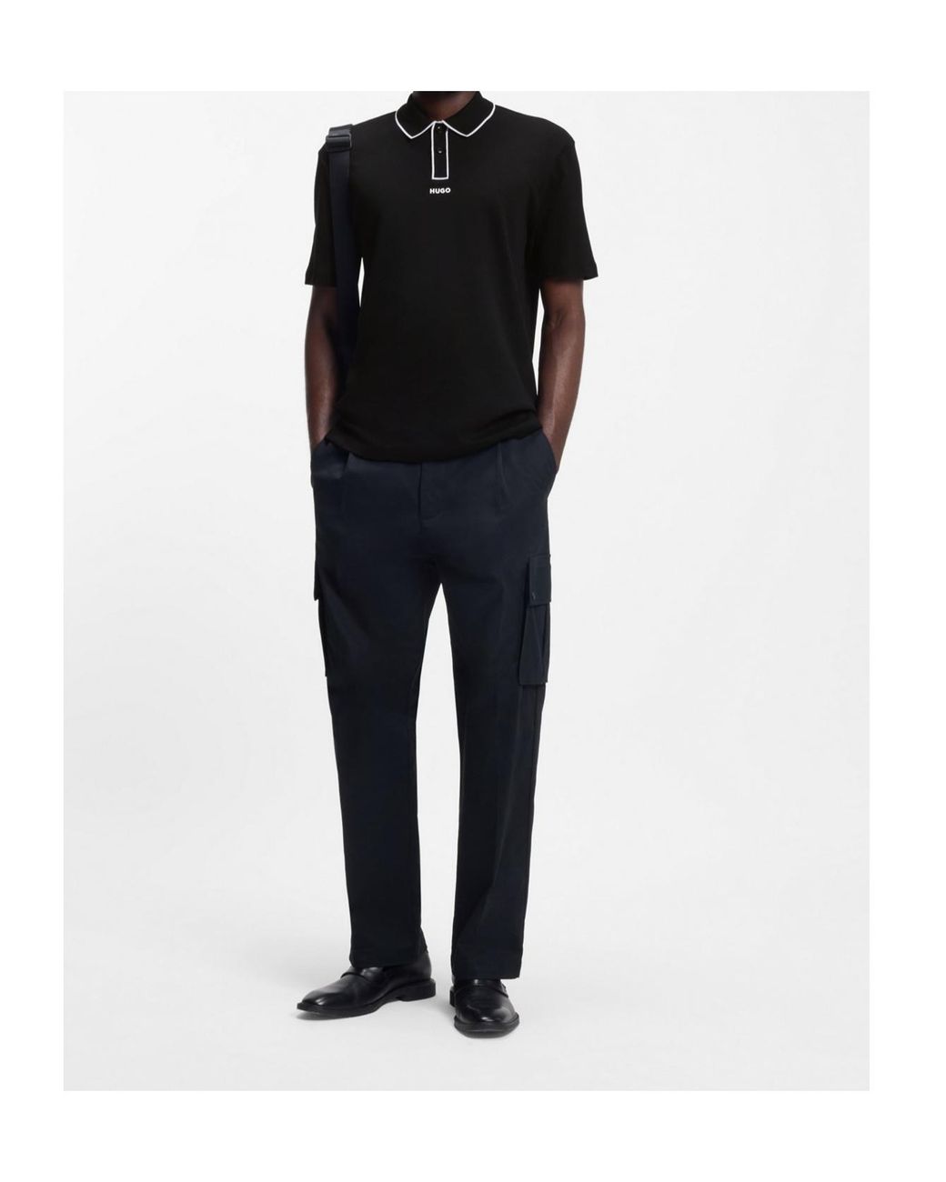 Boss Black Boss Contrast Trim Short-Sleeved Polo Shirt for men