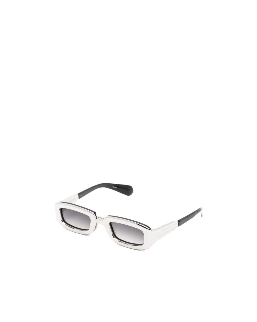 Jacques Marie Mage White Ryder Rectangle-Frame Sunglasses for men