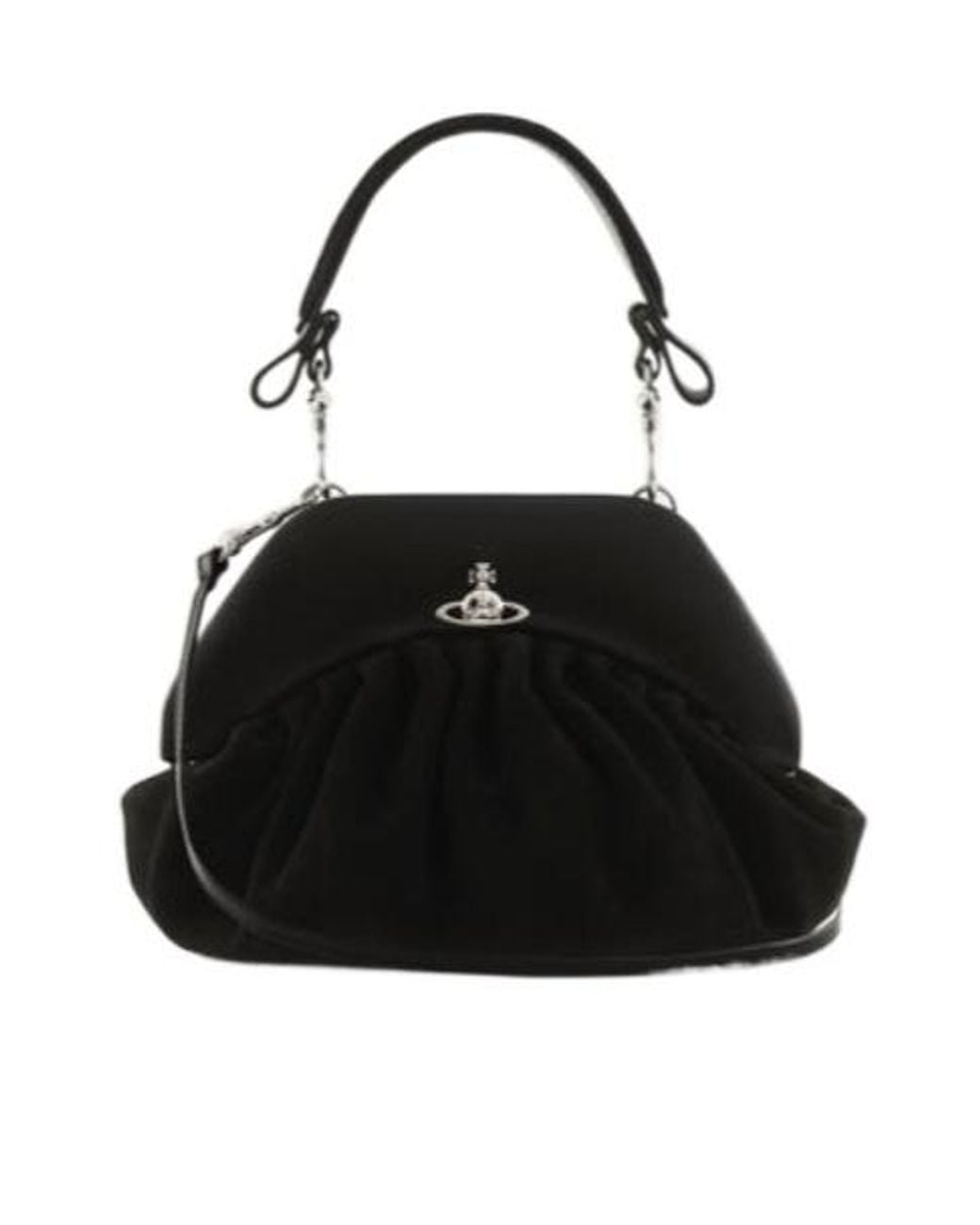 Vivienne Westwood Black Brooke Clutch