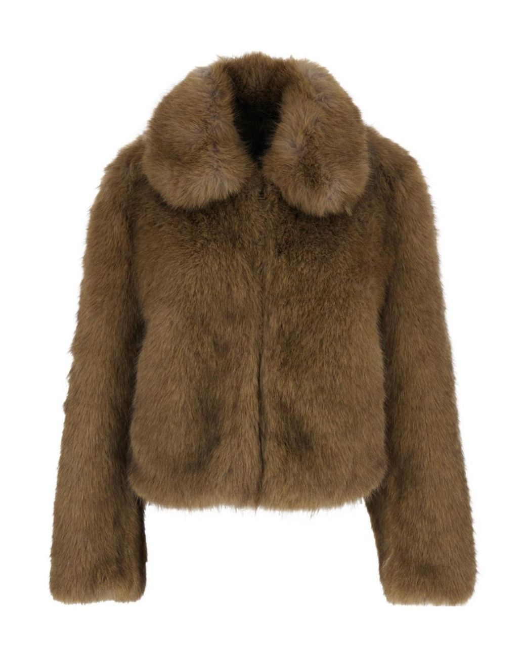 MSGM Brown Long Sleeved Coat