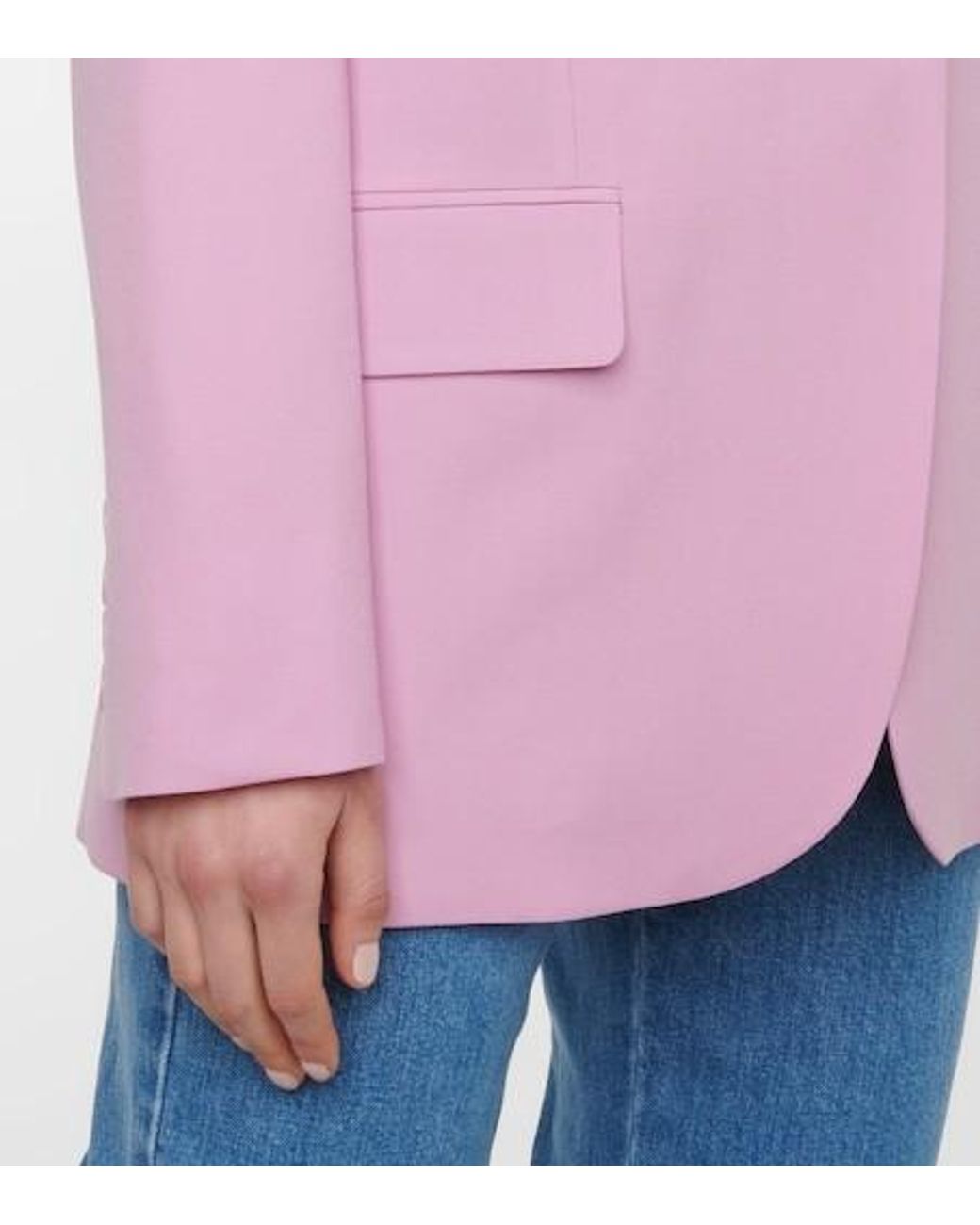 Stella McCartney Purple Wool Blazer