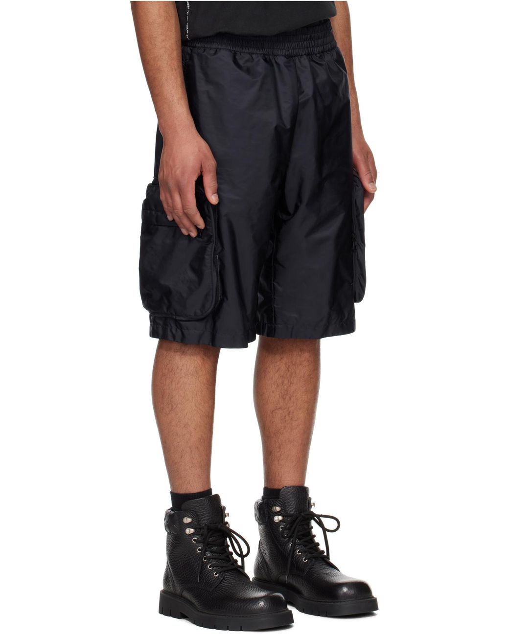 Moncler Blue X Mercedes-Benz By Nigo Packable Bermuda Shorts for men