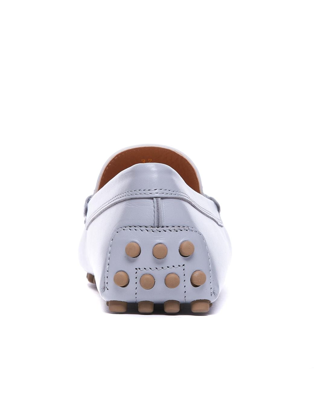 Tod's White Gommino Slip-On Driving Loafers