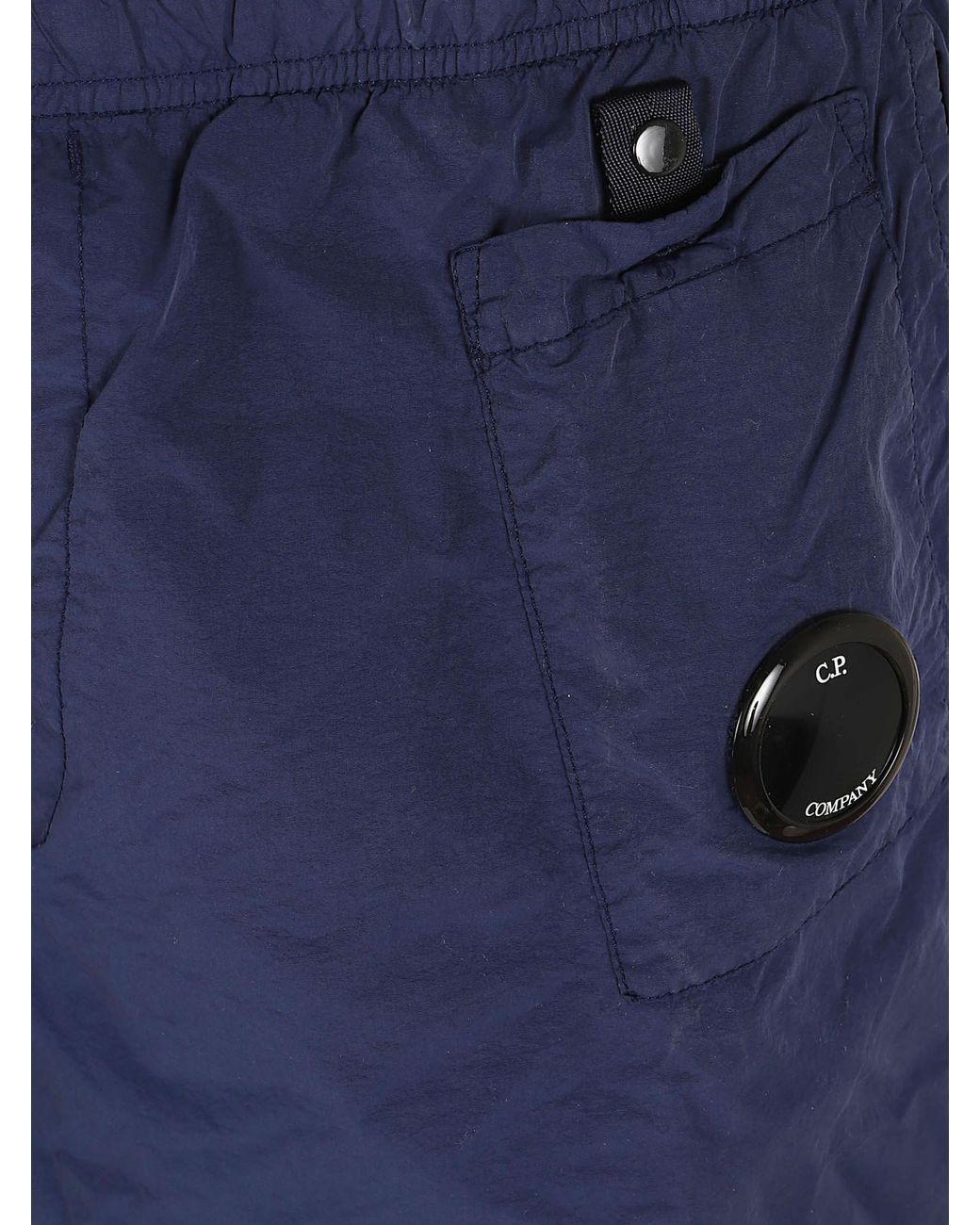 C P Company Blue Lens Detail Swim Shorts for men