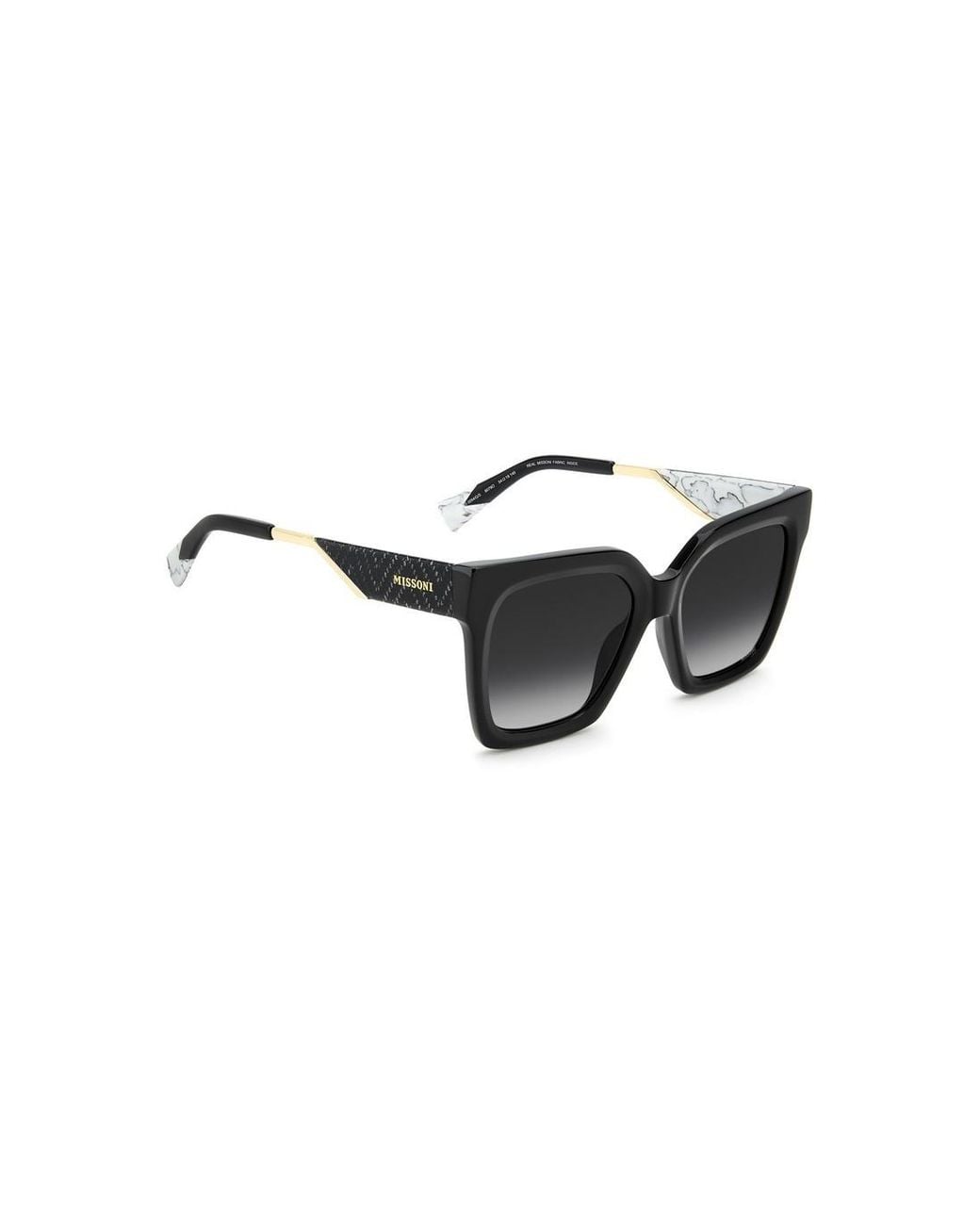 Missoni Metallic Square-Frame Sunglasses