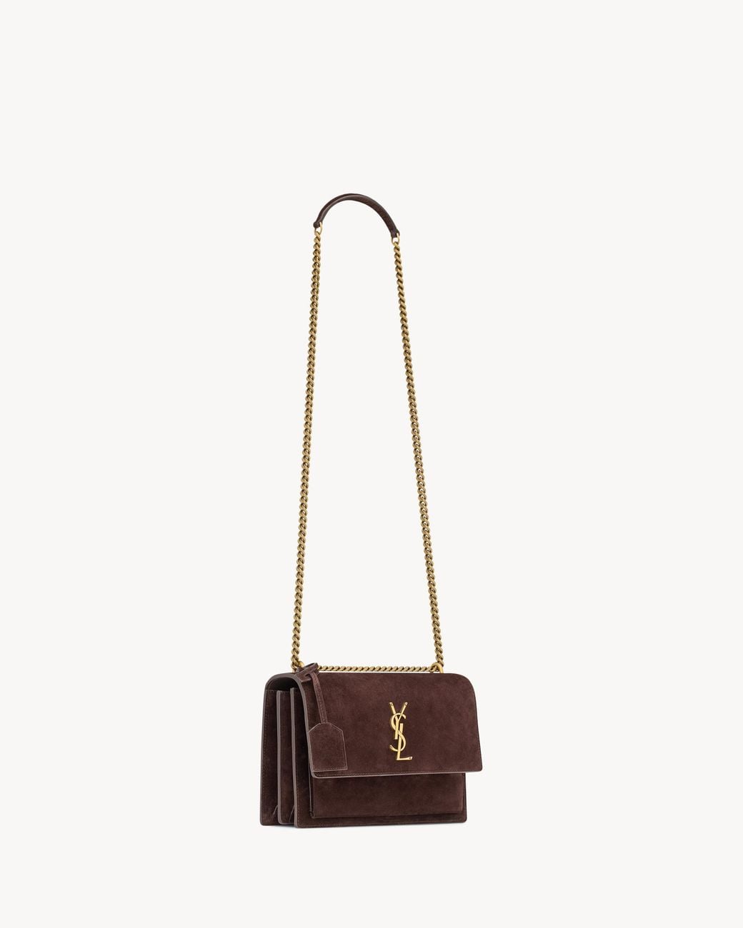 Saint Laurent White Sunset Medium