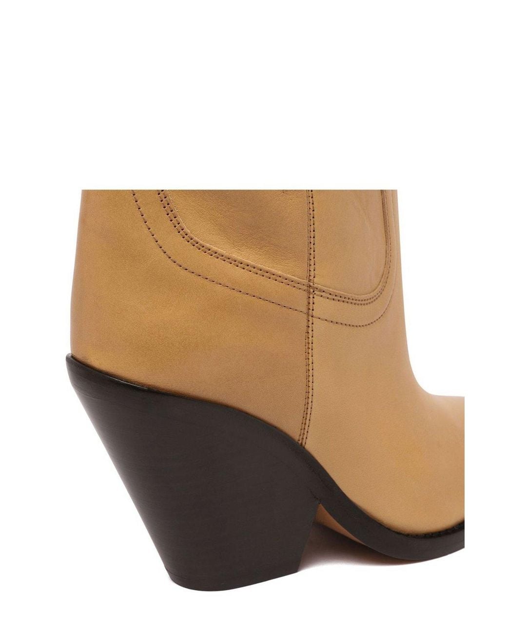 Isabel Marant Natural Western Ankle Boots